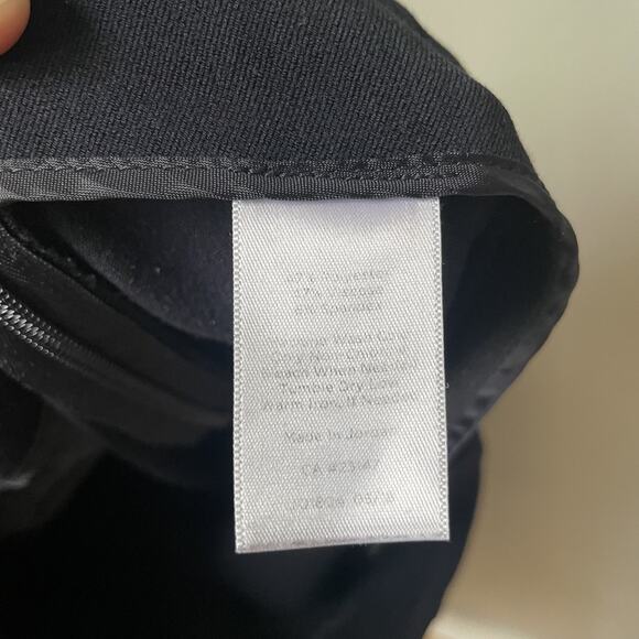 Talbots Womens Dress Pants Size 12 Petite Bi Stretch Straight Leg Curvy Navy - Picture 8 of 11